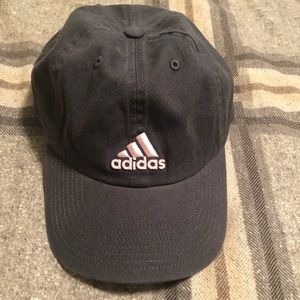 Grey/pink Adidas hat